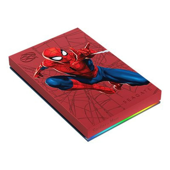 Seagate FireCuda STKL2000417 - Spider-Man Special Edition - hard drive - 2 TB - external (portable) - USB 3.2 Gen 1 - with 2 years Seagate Rescue Data Recovery - for Sony PlayStation 4, Sony PlayStation 4 Pro, Sony PlayStation 4 Slim, Sony PlayStation 5