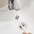 thumbnail image 2 of Cepillo de limpieza de baño, cepillo de limpieza de cocina, 2 cepillos, gris blanco, herramienta integrada para quitar manchas, para cocina, baño, 2 of 5