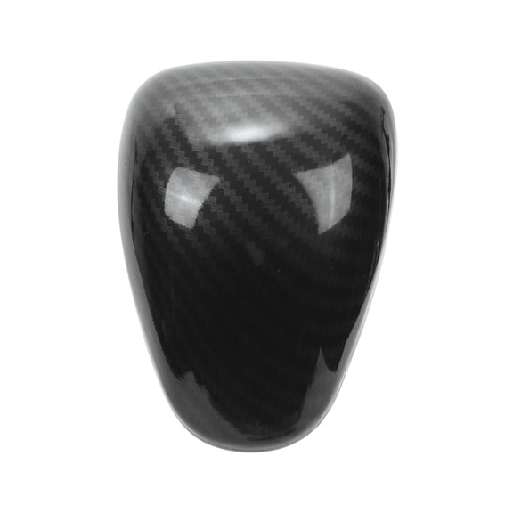 Cubierta decorativa del pomo de la palanca de cambios Unique Bargains para Honda Accord 2013-2017, adhesivo de estilo de trim interior de consola, carbono negro, 1 Pcs