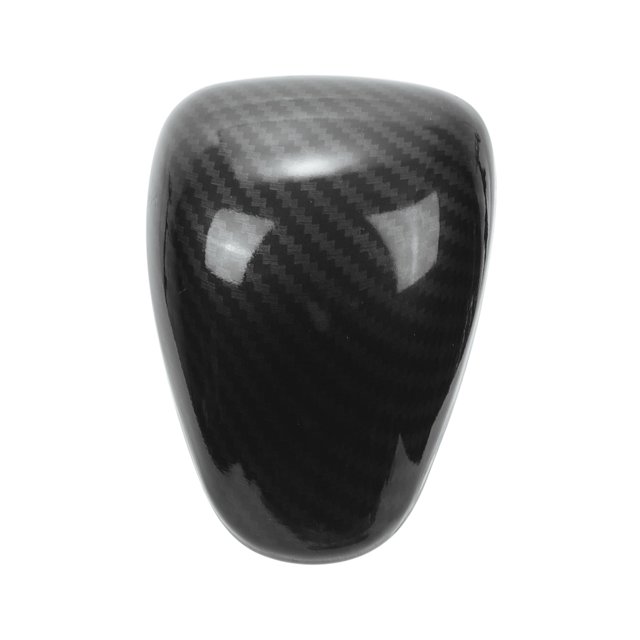 Cubierta decorativa del pomo de la palanca de cambios Unique Bargains para Honda Accord 2013-2017, adhesivo de estilo de trim interior de consola, carbono negro, 1 Pcs