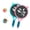 blue pink, variant on Shocked Absorbing Children Badminton Rackets Portable Light weight Children Badminton Racquets Antislip Handle