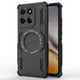 thumbnail image 2 of Motorola Edge 60 Pro 5G Magnetic Case - Butterfly Armor Hollow Design for Heat Dissipation | PC+TPU Phone Cover, 2 of 5