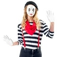 thumbnail image 2 of Costume Agent Women's Mime Halloween Cosplay Set, 2 of 4