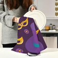 thumbnail image 6 of SKYSONIC Mardi Gras Kitchen Towel Set of 4, Super Soft Absorbent Hand Towel Tea Towel Tableware Cleaning Rag for Kitchen, Home, Hotel, Beach, Bathroom, Gym, 6 of 7