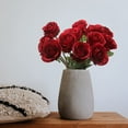 thumbnail image 5 of Artificial Roses Flowers for Flower Arrangement, Silk Red Rose Bouquet for Home Decoration, Faux Roses for Valentine's Day Parties and Wedding Decoration (Red, ), 5 of 5
