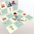thumbnail image 3 of Baby PlayMat with Fence 20PCS Interlocking Foam Floor Tiles 2M x 1.5M - P2, 3 of 4