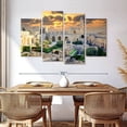 thumbnail image 3 of Elephant Stock Tower Of David Wall Art - Horizontal Multi Panel Canvas - Living Room Wall Decor - Places Multi Panel - Gray And Beige Decor - 68" x 42", 3 of 8