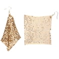 thumbnail image 4 of 1 par de pendientes para mujeres lentejuelas de metal aretes de borla aretes colgantes colgantes, 4 of 5