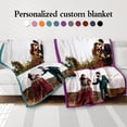 thumbnail image 3 of Personalized Valentines Day Gifts for Him Her - Custom Blanket with Photos, Flannel Picture Blankets - Customized Anniversary Birthday Gifts for Boyfriend Girlfriend - I Love You Gifts Blankets, 3 of 5
