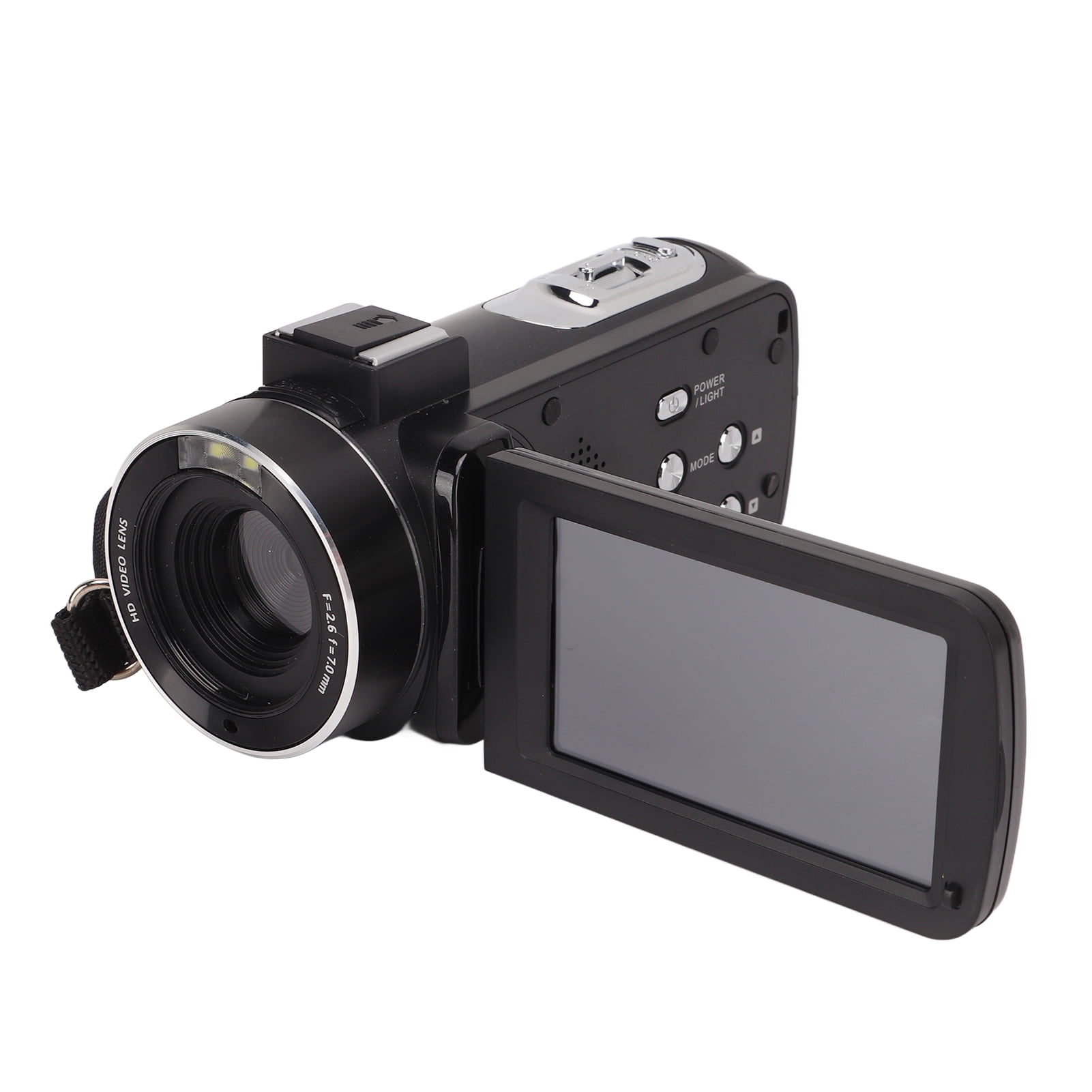 2.7K 48MP Full HD Digital Video Camera 3.0 Inch IPS Screen 18x Digital Zoom Video Camera Camcorder with Remote Control FHD F6