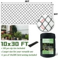thumbnail image 5 of QUOBIAD Bird Netting，10 x 30 FT Garden Netting Bird Net for Chicken Coop, Poultry Netting Fence for Fruit Trees, Plants and Vegetables Against Birds, Deer, Squirrels and Other Animals, 5 of 7