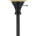 thumbnail image 4 of 71" Bronze Torchiere Floor Lamp With Beige Frosted Glass Dome Shade, 4 of 7