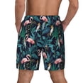 thumbnail image 4 of Daiia Flamingos And Birds Mens Swim Trunks Swim Shorts Quick Dry Swim Shorts with Mesh Lining Pockets-3X-Large, 4 of 9
