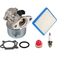 thumbnail image 1 of 799868 Kit de carburador con cebador y filtro de aire 491588 Compatible con motores Briggs & Stratton de 4 a 7 HP 498170,497586,497314 esquí esquí Gafas de esquí, 1 of 4