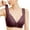 Wine##1, variant on Jsaierl Women's Lace Bras Wireless Support T-shirt Bras Cotton Sexy Bralettes Elegant Everyday Full Figure Bras