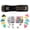 Black, variant on Colorful Slide-Clip Binder — Staple-Free Paper Fastener | Reusable Tool for Organizing Papers and Documents in Schools and Offices(Blue1PCS)