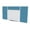 Blue, variant on Ghent's Vinyl 4' x 8' Bulletin & Mag. Whiteboard Style E Set in Ebony Brown