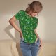 thumbnail image 3 of Fotbe St. Patrick's day Body de Mujer con Cuello Redondo y Mangas Cortas, Sin Mangas Ajustado, Suave, Cómodo y Básico-Small, 3 of 7