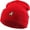 Red, variant on Praying Hands Embroidered Beanie