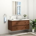 thumbnail image 2 of Towel Ring Brushed Nickel, Angle Simple SUS304 Stainless Steel Bathroom Sink Towel Holder Wall Mounted, Round Hand Towel Rack, 2 of 8