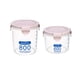 thumbnail image 1 of Fiudx Recipientes de Plástico para Almacenamiento, Herméticos, Apilables, Ahorran Espacio, Fáciles de Limpiar, Ideales para Cocina y Refrigerador, Almacenamiento Práctico, Incluye 1 Juego., 1 of 3