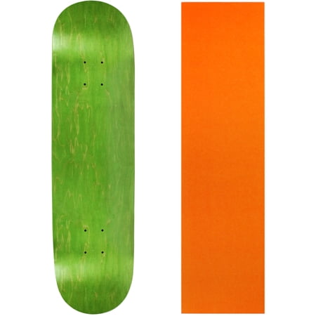 BLANK SKATEBOARD DECK - STAINED GREEN - 8.5  Orange Grip price history on PriceWatchPro