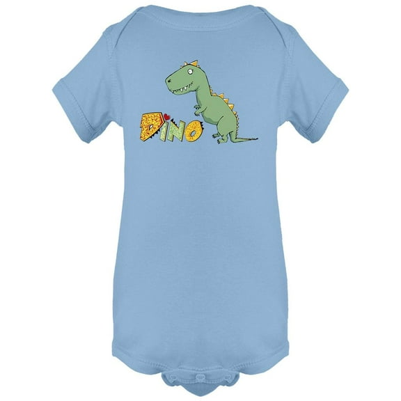 Dino And Text Bodysuit Infant -Image by Shutterstock, 18 Months