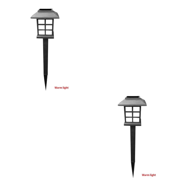 Yuarrent 2/4/6/8 Uds. Lámpara de tierra lámpara de jardín cuadrada de energía Solar luz de noche LED para exteriores para pasarela de camino, luz No.02 2piezas Yuarrent CBP167253