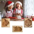 thumbnail image 4 of Cortador 3D, molde en relieve, cortador de calabaza de Animal navideño, molde para hornear, divertidos moldes de madera para cocina DIY, 4 of 11