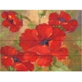 thumbnail image 1 of Trademark Fine Art Poppies by Rio, Wood Slats 12x16, Multi-Color, 1 of 8