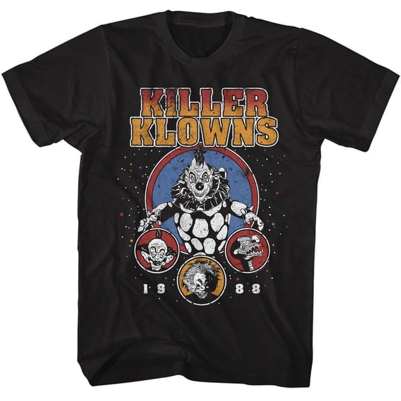 Killer Klowns In Outer Space 1988 Black Adult T-Shirt M