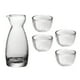 thumbnail image 2 of 1 juego de vasos de vino de estilo japonés, kit de ollas de sake creativas (transparente), 2 of 5