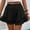 Black, variant on High Waist Womens Shorts Layered Ruffle Bloomer Shorts Green Y2k Elastic Women Shorts L
