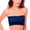 Navy, variant on FYEGRE Women's Strapless Bralette Top with Removable Padding Soft Stretchy Double Bandeau Support for Plus Size Comfort Dark Gray XL