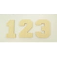 thumbnail image 1 of Package of 1, 18 Inch X 1" Baltic Birch "0 (Zero)" Plywood Numbers In The Collegiate Font | Thick For Art & Craft Project, Made in USA, 1 of 1