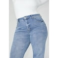 thumbnail image 4 of ELOQUII Women's Plus Size The Naomi Comfort Stretch Straight Leg Jean, 4 of 6