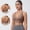Brown, variant on Wireless Bras for Women Triangle Bralette Sports Bras for Women Wire Free Sports Bra Comfort Bra Gym Bra Open Back Sports Bra Fitness Sports Bra Racer Back Sports Bra Compression Sports Bra