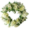 thumbnail image 4 of Puerta artificial Guirnalda de flores Oficina en casa Simulación colgante Decoración floral Banquete de boda Corona de flores falsas, Verde kenally HA9087-04B, 4 of 6
