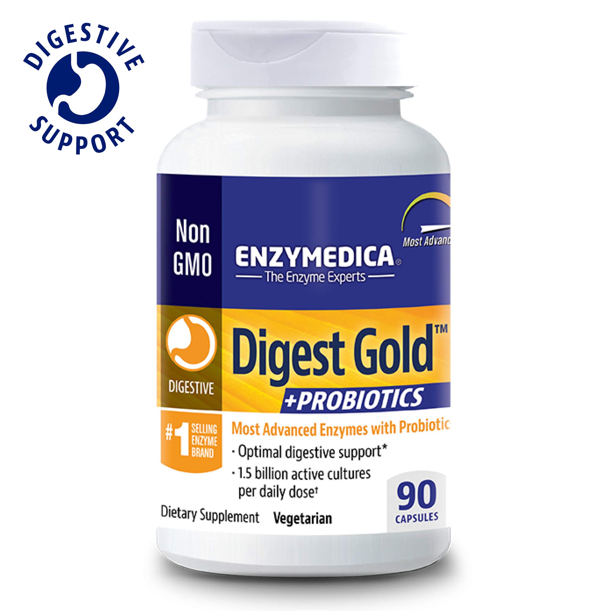 Enzymedica, Digest Gold + PROBIOTICS, Digestive Aid for Maximum Relief