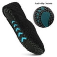 thumbnail image 5 of Ecetana Women's Men's Slippers Slip On Travel Unisex Fuzzy Fluffy Lining Socks House Shoes, 5 of 6