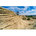 thumbnail image 2 of Garber, Howie 32x22 Black Ornate Wood Framed with Double Matting Museum Art Print Titled - Mountain biker balances courage and danger and attempting to avoid crash on Red Rock-Utah-USA (MR), 2 of 4