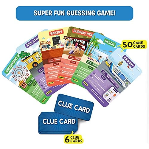 Juego de cartas de Skillmatics: adivina en 10 en todo el pueblo | Regalos para niños de 6 años y arriba | S Skillmatics Skillmatics