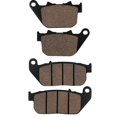 thumbnail image 1 of Cyleto Pastillas de freno delanteras y traseras para HARLEY DAVIDSON Sportster 1200 XL1200C Custom 2004-2013 /Sportster 883 SuperLow Custom/ XL1200L Sportster Low 2007 2008 2009 2010 2011, 1 of 5