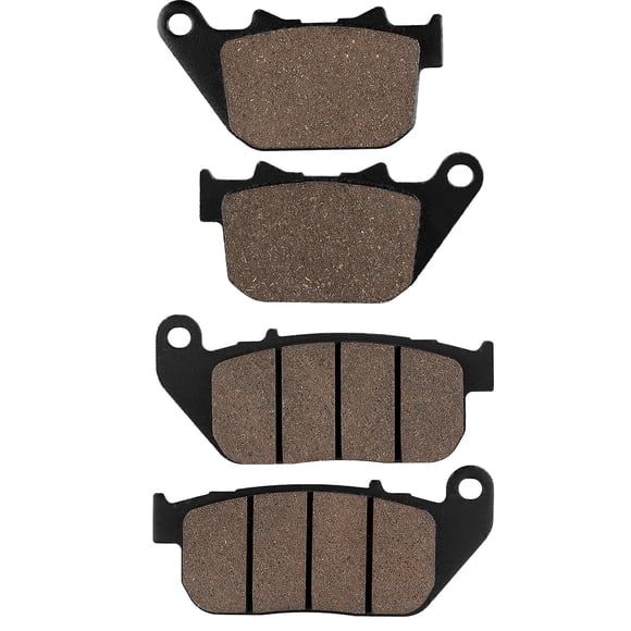 Cyleto Pastillas de freno delanteras y traseras para HARLEY DAVIDSON Sportster 1200 XL1200C Custom 2004-2013 /Sportster 883 SuperLow Custom/ XL1200L Sportster Low 2007 2008 2009 2010 2011