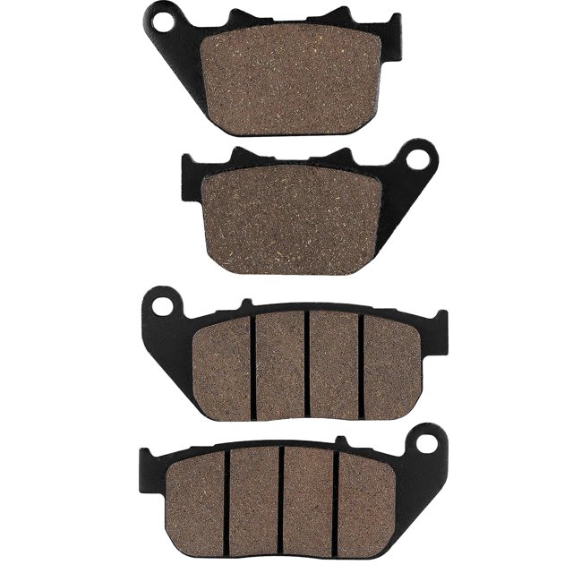 Cyleto Pastillas de freno delanteras y traseras para HARLEY DAVIDSON Sportster 1200 XL1200C Custom 2004-2013 /Sportster 883 SuperLow Custom/ XL1200L Sportster Low 2007 2008 2009 2010 2011