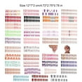 thumbnail image 4 of Length Coffin Fake Nail Scratch Resistant Press-on Fingernails Removable Trimble Nail Tip Adjustable Manicure Stickers Girls Type 39, 4 of 7