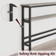 thumbnail image 2 of Mesa estrecha para sofá 5.9", consola de 2 niveles con estante ajustable, mesa delgada para detrás del sofá, 2 of 6