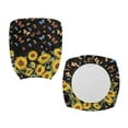thumbnail image 7 of ZUXONGSY Sunflower Butterfly Office Chair Cover 2 Pieces Desk Chair Slipcovers Comfortable Computer Chair Backrest and Cushion Seat Cover Suitable for Gaming Chairs Desk Chairs, 7 of 7