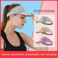 thumbnail image 6 of Women Summer Sun Visors Cap Empty Top Wide Brim Headband Hat For Sun Protection, 6 of 6