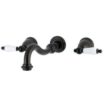 Kingston Brass KS3025PL Restoration Two-Handle Wall Mount Roman Tub Faucet, Oil Rubbed Bronze